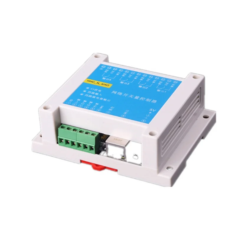 

4 input and 4 output network switch quantity Ethernet relay switch quantity transparent transmission MODBUS TCP IP relay