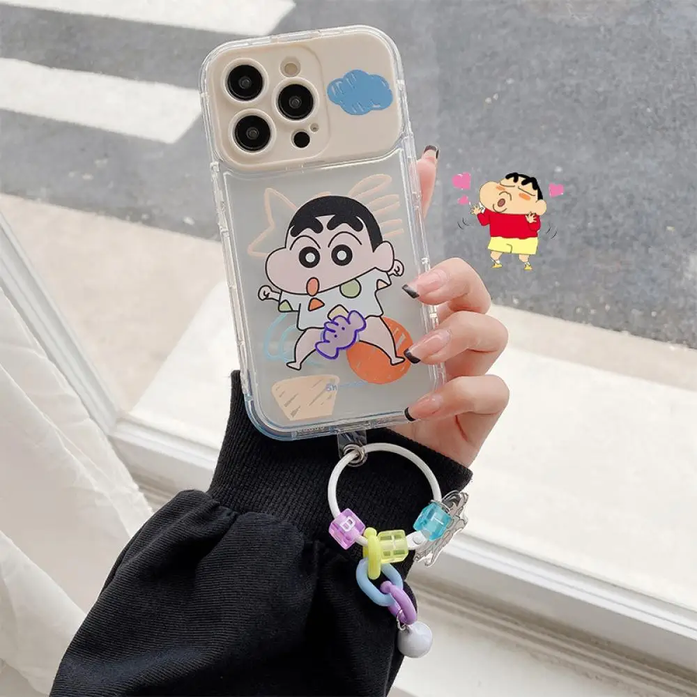 

Мультяшный Забавный зеркальный чехол для телефона Crayon Shin-Chan подходит для Iphone 11 12 13 14 Pro Max Противоударная задняя крышка в подарок