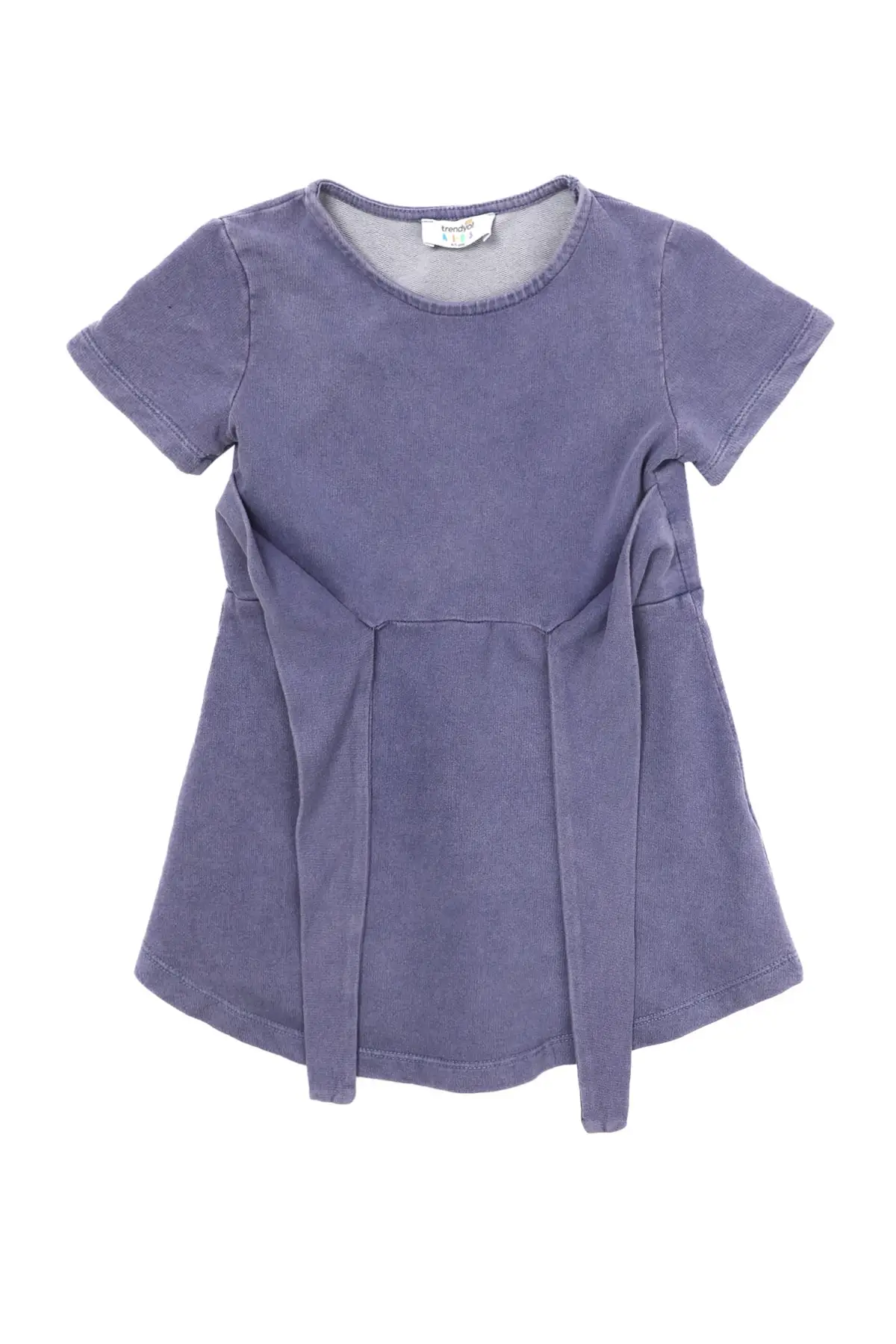

Acid-Flushing Gusset Female Child Knitted Dress TKDSS22EL0492