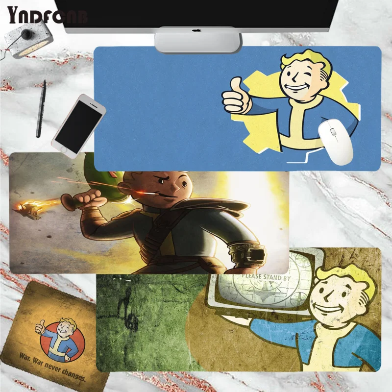 

Vault Boy Fallout Mousepad Hot Large Gaming Mouse Pad XL Locking Edge Size For Gameing World Of Tanks CS GO Zelda