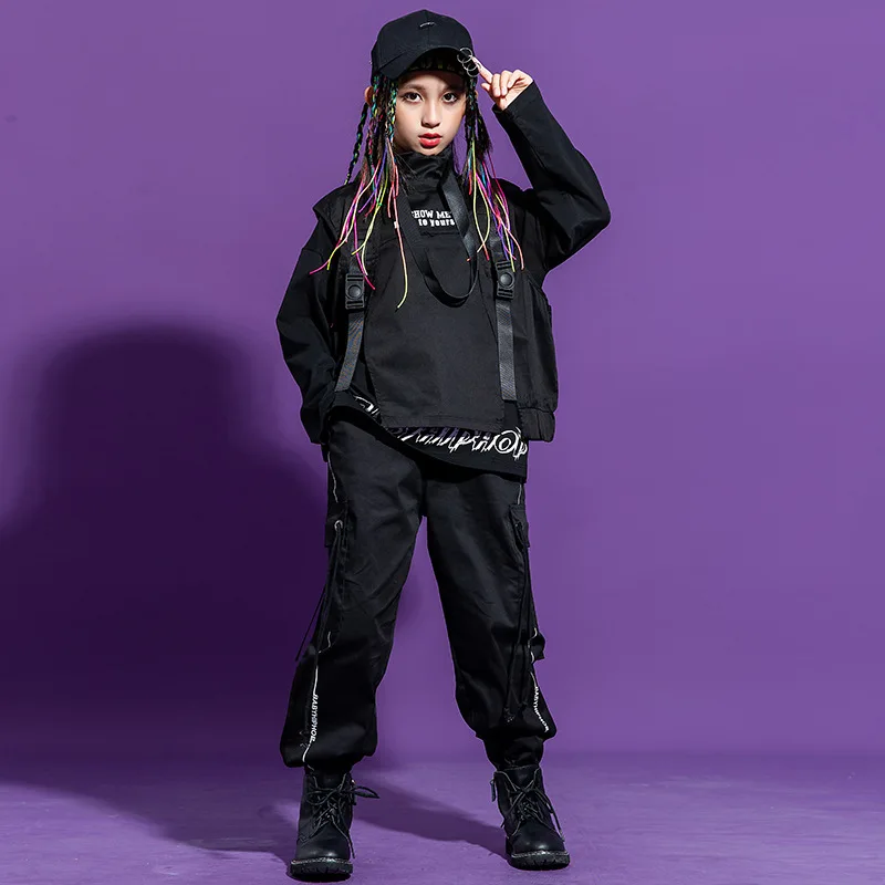 Детская одежда в стиле хип-хоп рубашка топ куртка без рукавов жилет уличная