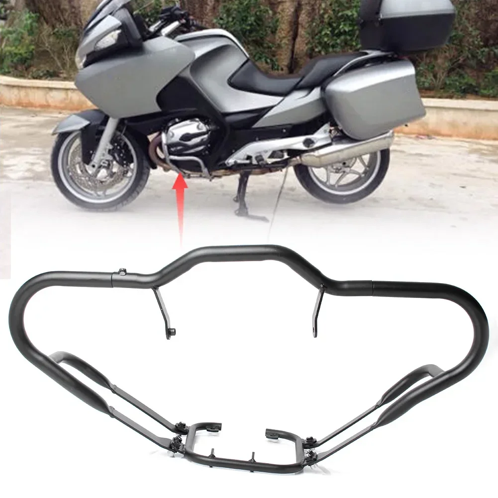 Передняя защита двигателя мотоцикла дорожной дуги черная для BMW R1200RT R1200 RT 2005-2007 2008