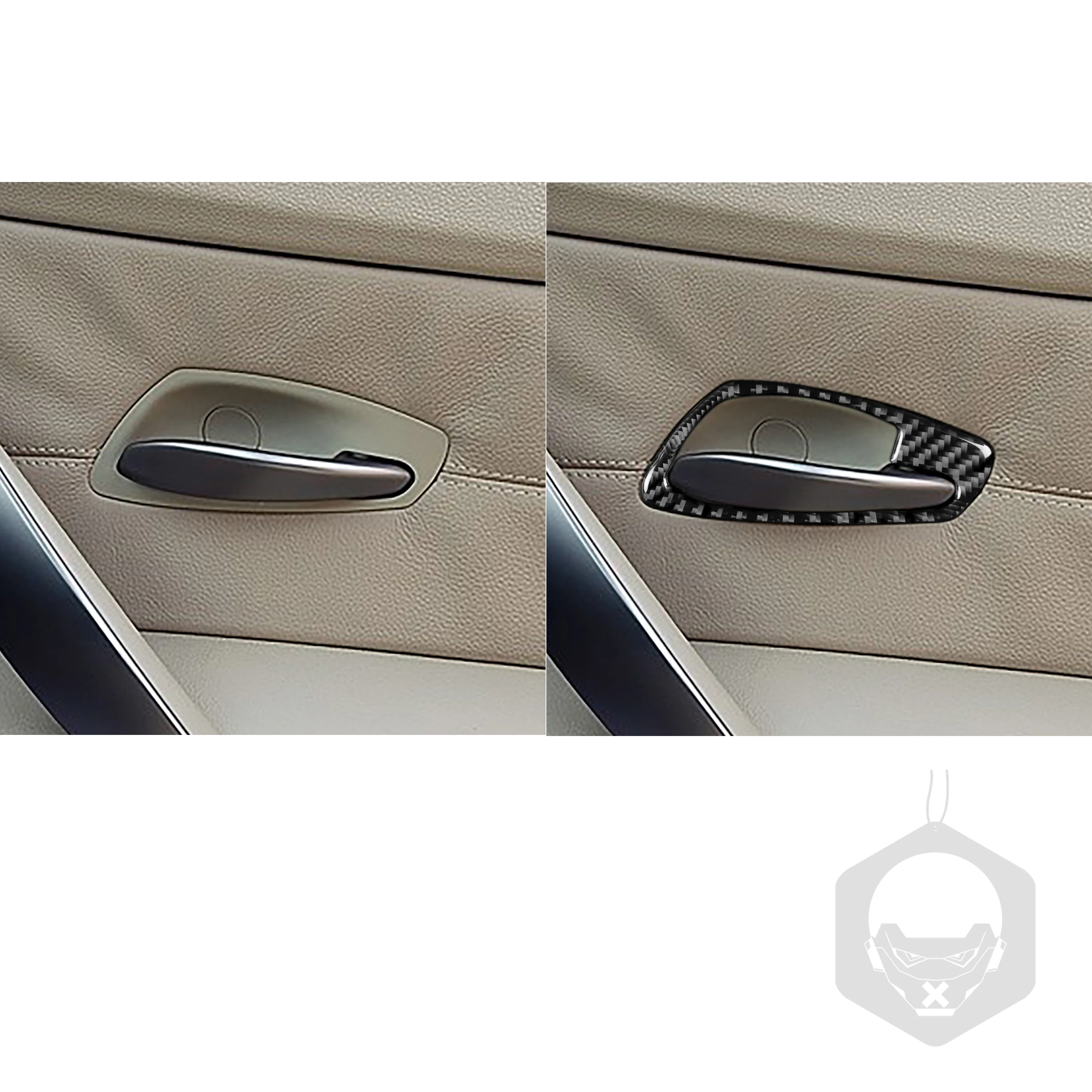 Для BMW Z4 E85 2003-2008 наклейки из углеродного волокна многоцветная внутренняя дверная