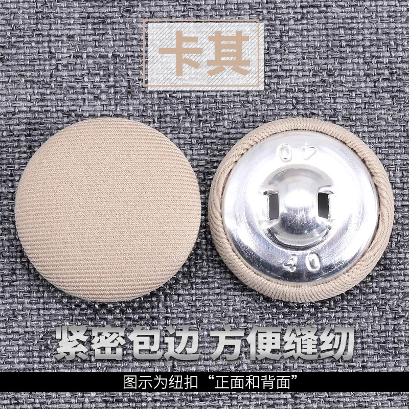 Новое поступление 6 шт. круглые металлические розовые красные тканевые пуговицы