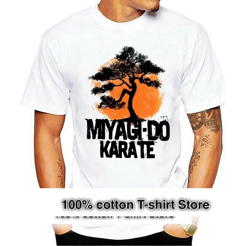 

Miyagi Do Karate Kid 80s Martial Arts Sports Movie Cool Retro T Shirt 2291 Men Women Cartoon Casual Short