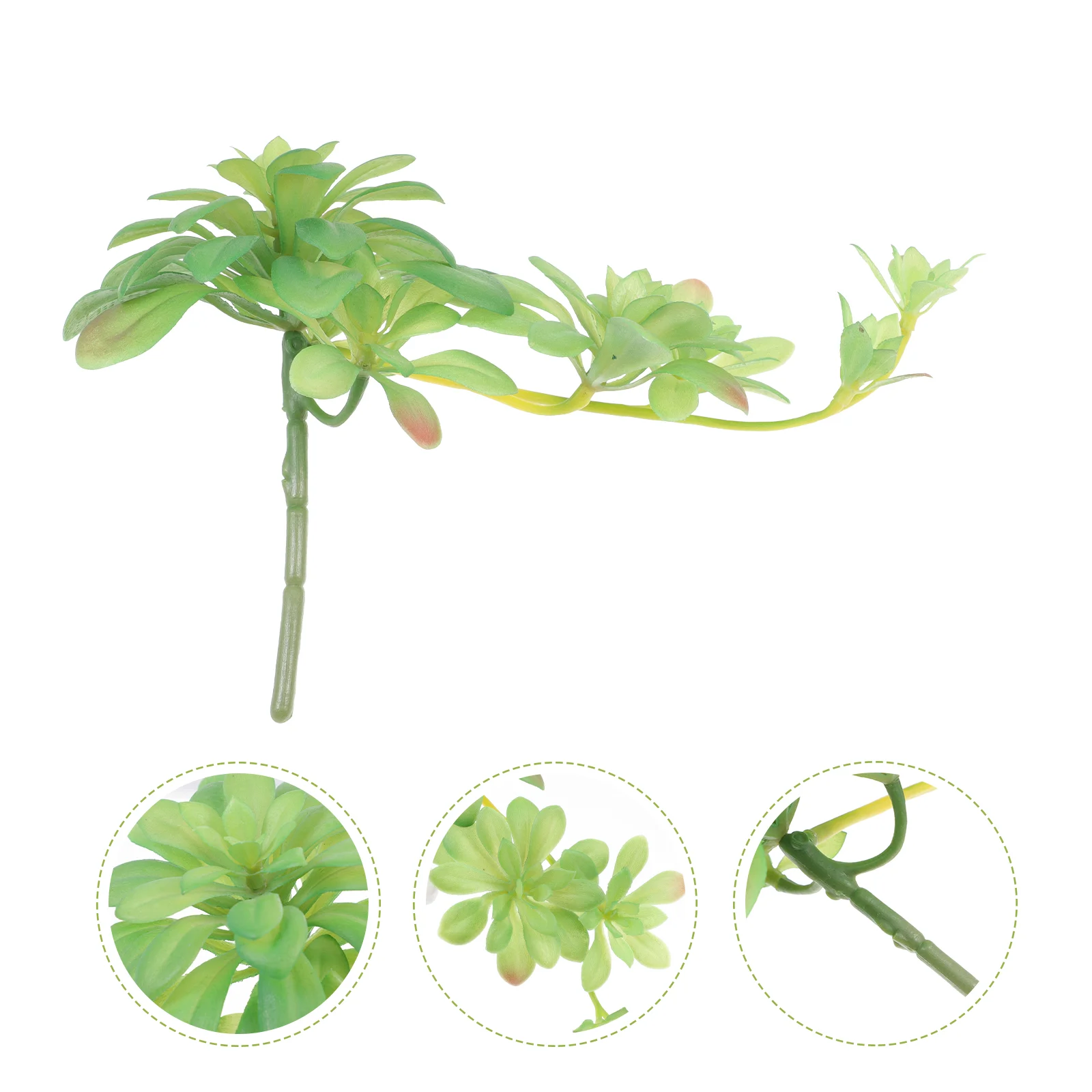 

Succulents Artificial Succulentfake Hanging Decor Faux Stringof Simulation Wedding Flocking Indoor Stems Centerpieces Flowers