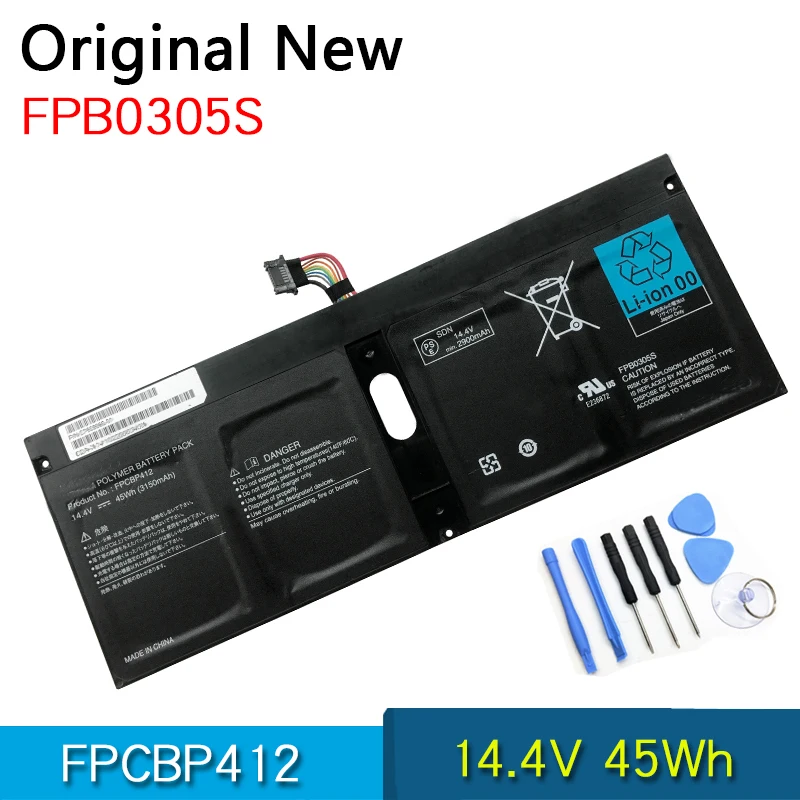 

Новый оригинальный аккумулятор FPCBP412 FPB0305S для ноутбука FUJITSU LifeBook U9040MXPA1DE U9040M75A1DE U9040MXPR1DE U9040MXPB1DE MXPC1DE