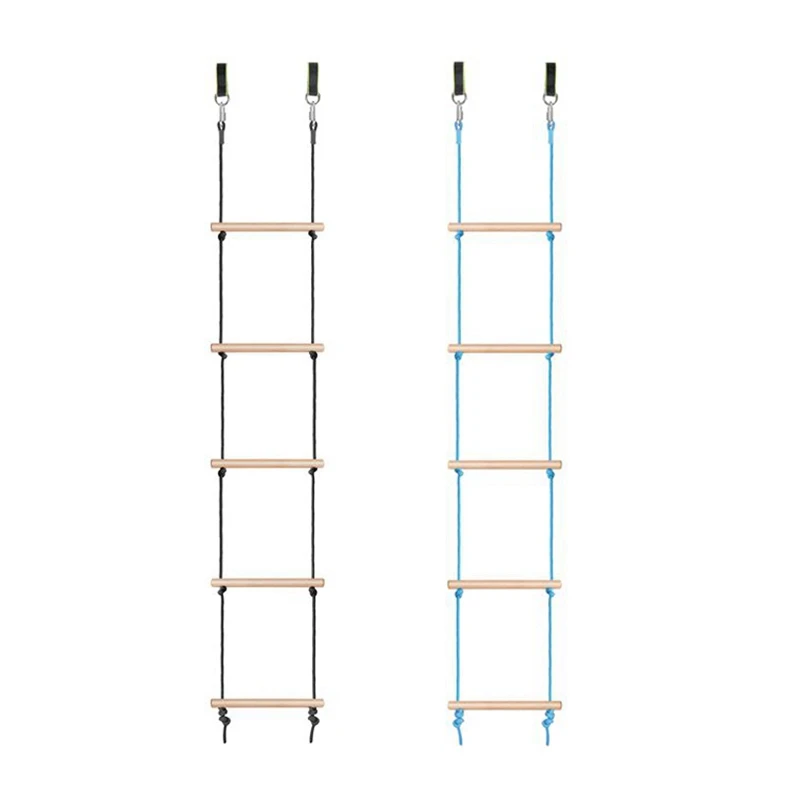 

5 Rungs Rope Ladder Kids&Adults Climbing Game Funny Game Toys For Swing Accessories Tree House Playground Play Set