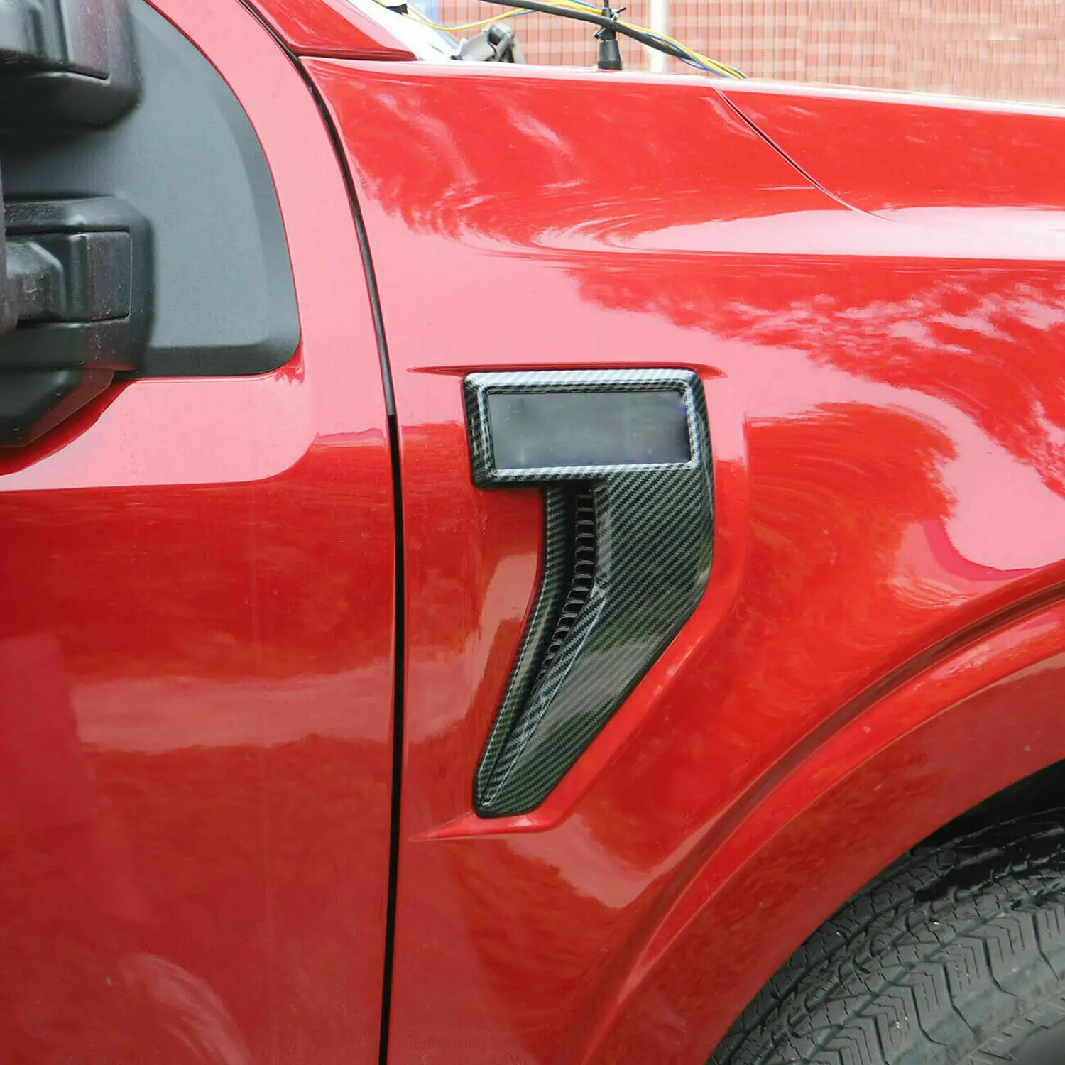 

Car Side Fender Badge Emblem Sticker Cover 4pcs Cover For Ford F150 F-150 2021+