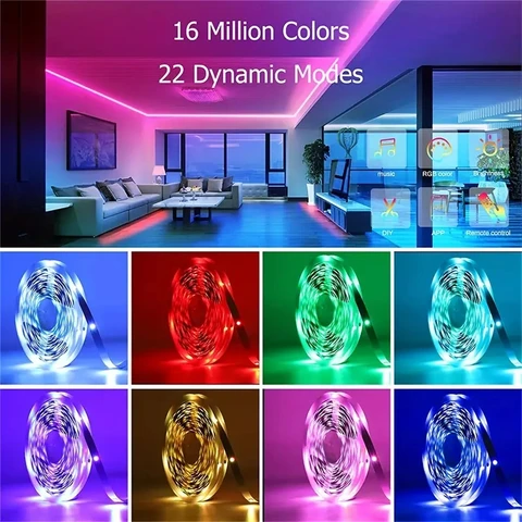 LeiiGeeGo USB светодиодная лента RGB 5050 1 метр