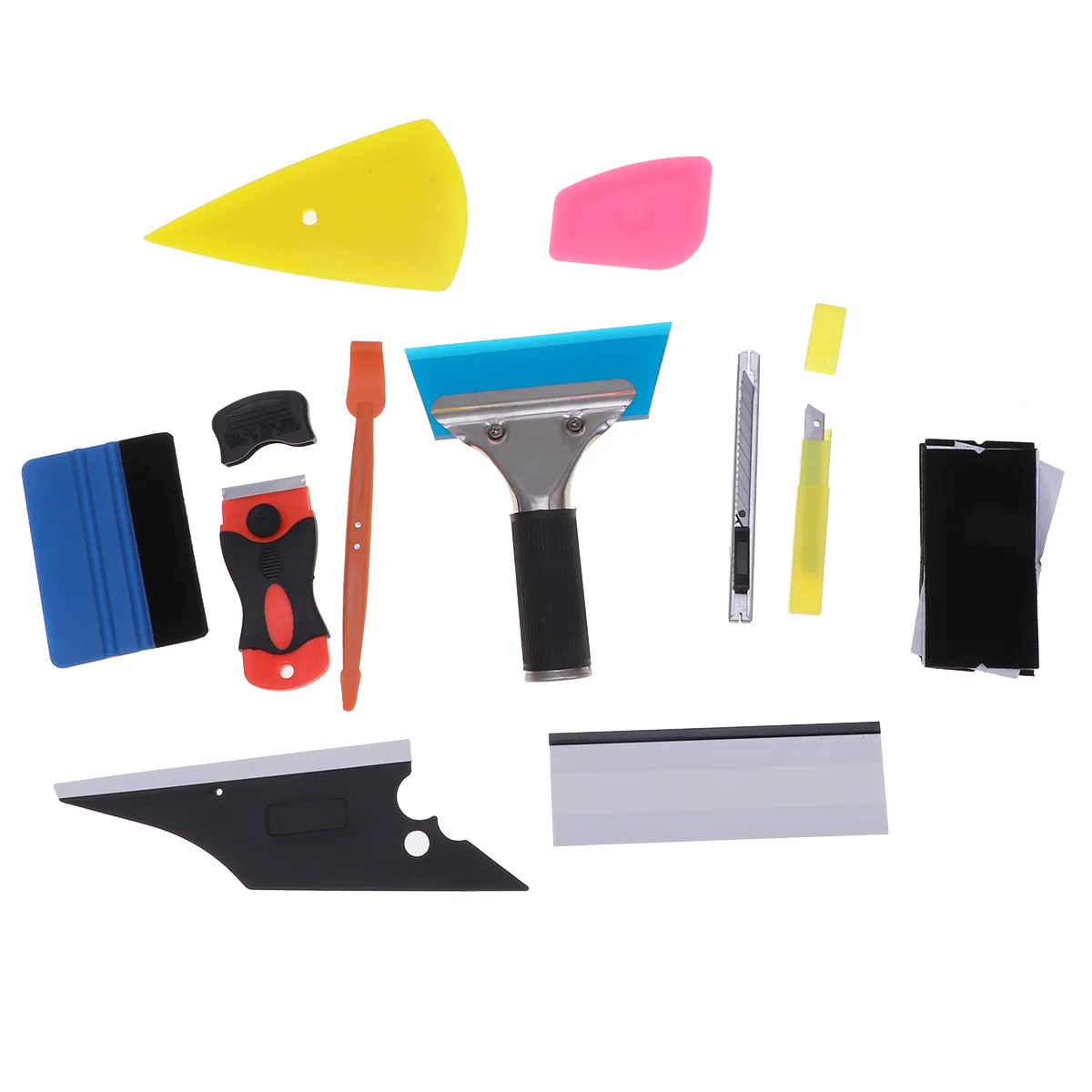 

11pcs Car Wrap Vinyl Film Tool Prime Squeegee for Vehicle Motor Car