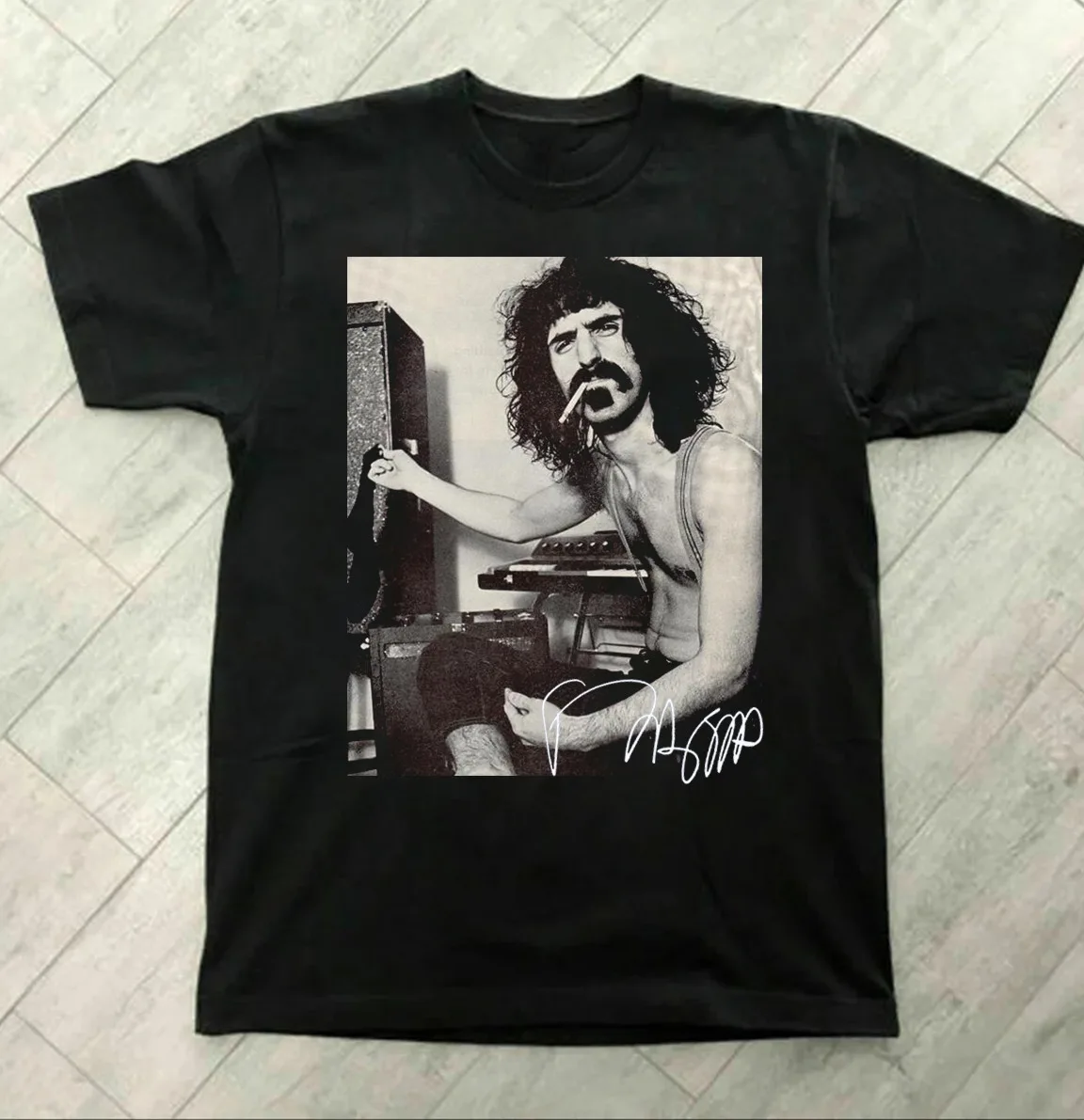 Футболка унисекс с коротким рукавом и надписью Frank Zappa Music все размеры