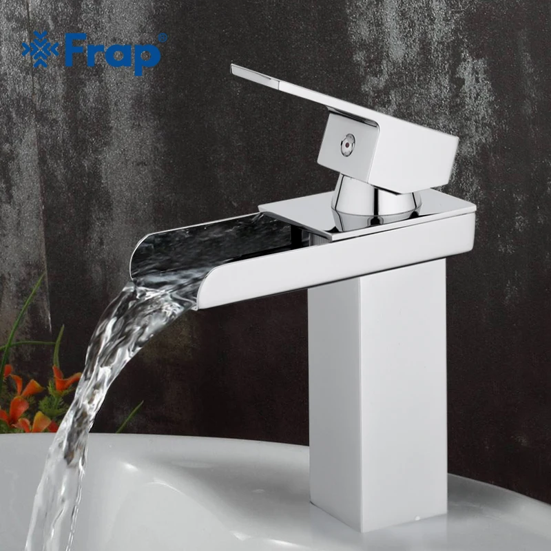 

Frap Bathroom Faucet Brass Basin Faucet Mixer Basin Tap Hot & Cold Water Sink Faucets Bathroom Accessories Y1001