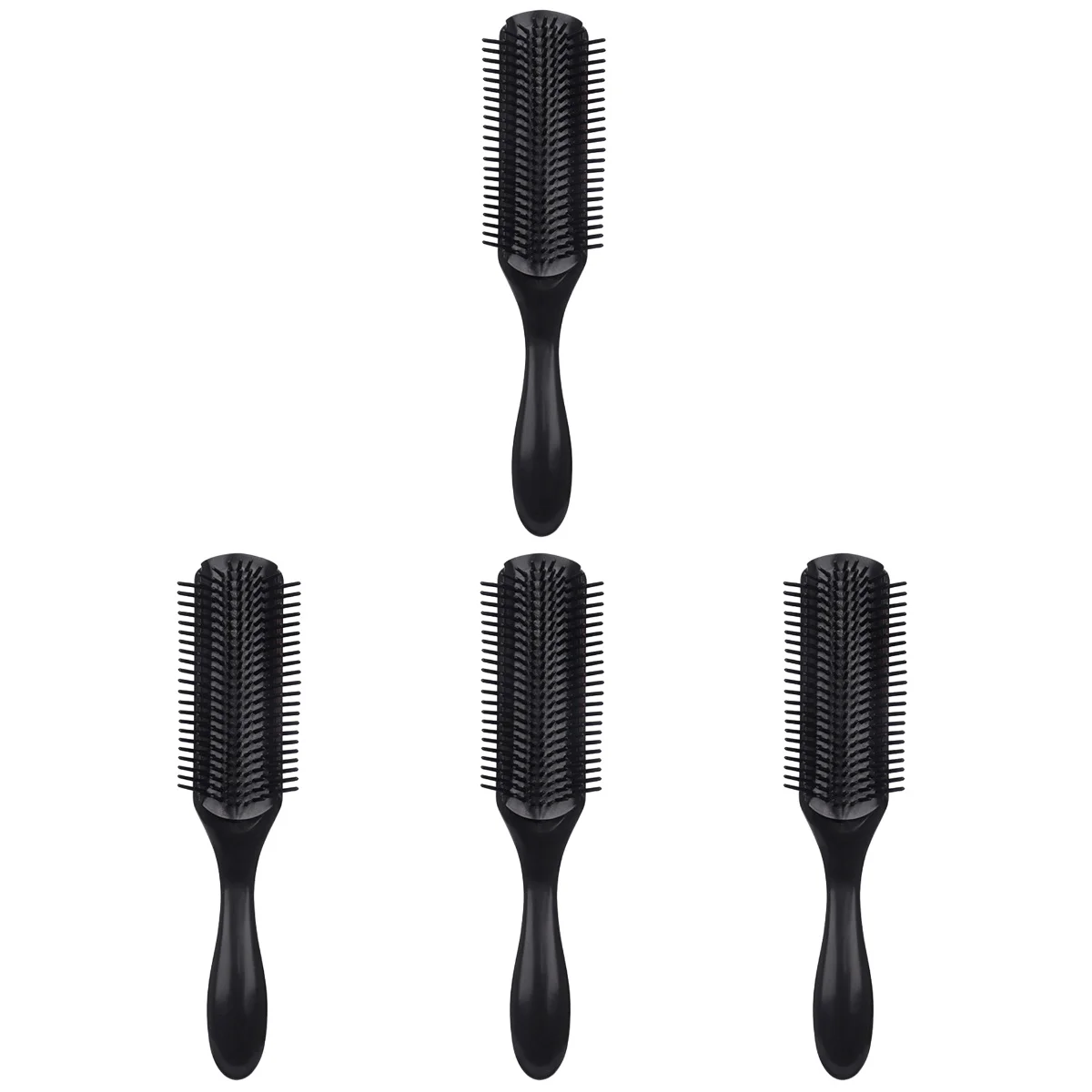 

Curly Hair Detangler Brush Nine Row Comb Rib Brush Curly Hair Detangling Curling Thick Styling Tools Combs Brushes Women