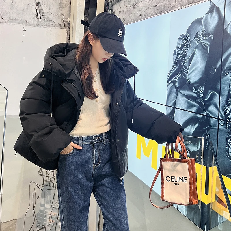 Winter new women's jacket warm hooded parka women's winter outer wear thickened coat ladies puffer jacket with zipper jacket