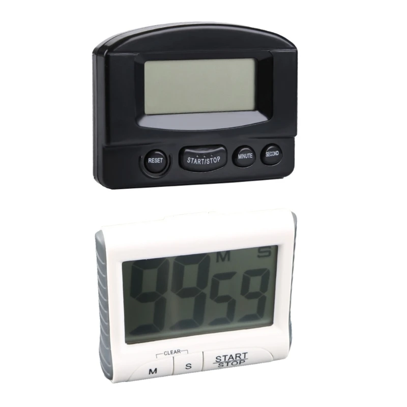 

Digital Kitchen Timer Magnetic Backing Multi-Function Electronic Timer Tool