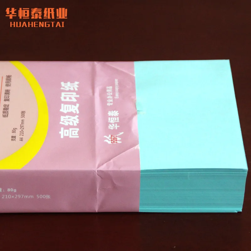 

Оптовая продажа [Заводской магазин] Цветная копировальная бумага A4 80 г 70 г цветная бумага для печати розовая Diy искусственная смешанная бумага