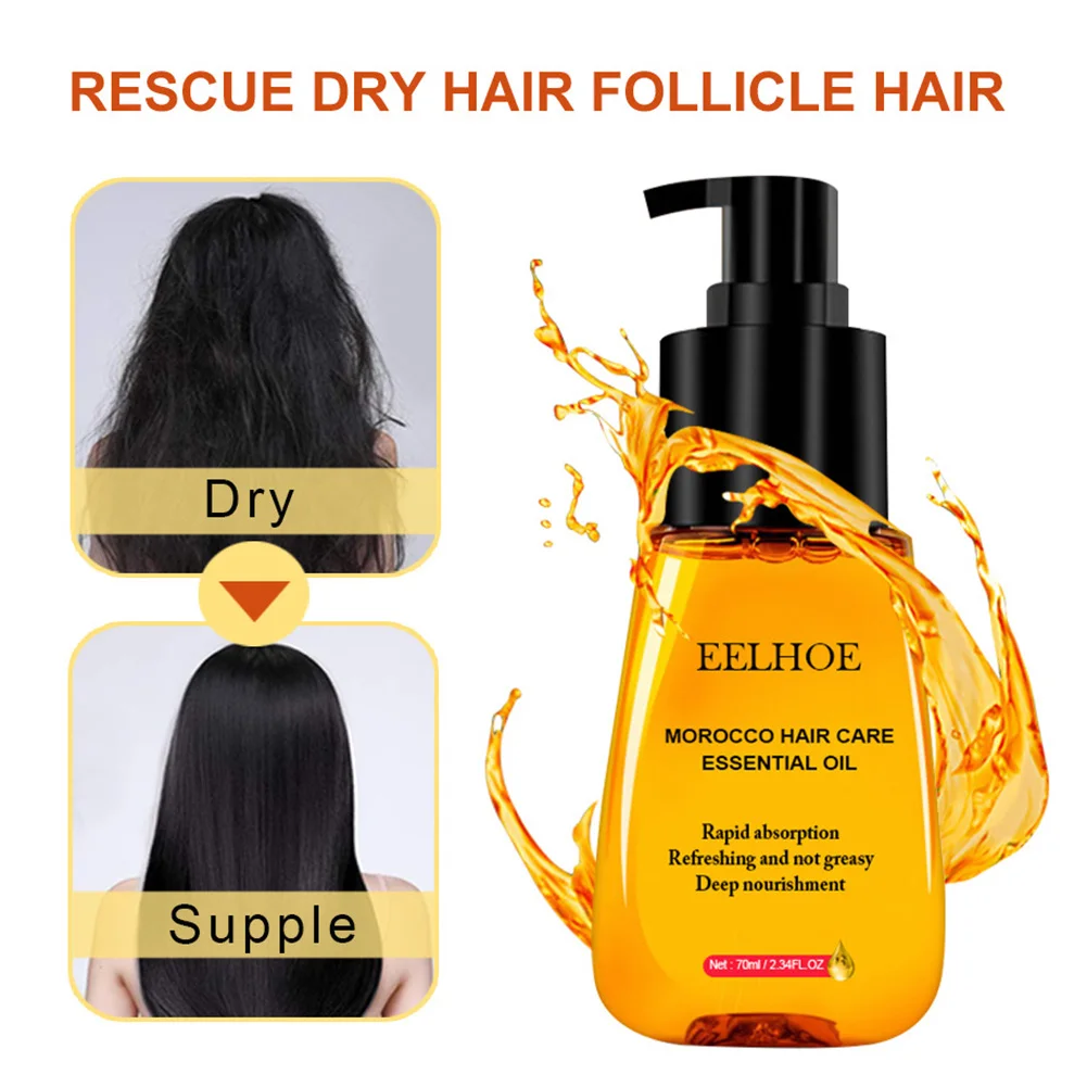 

70 мл эфирное масло для укладки волос защита для домашнего салона жидкость для путешествий