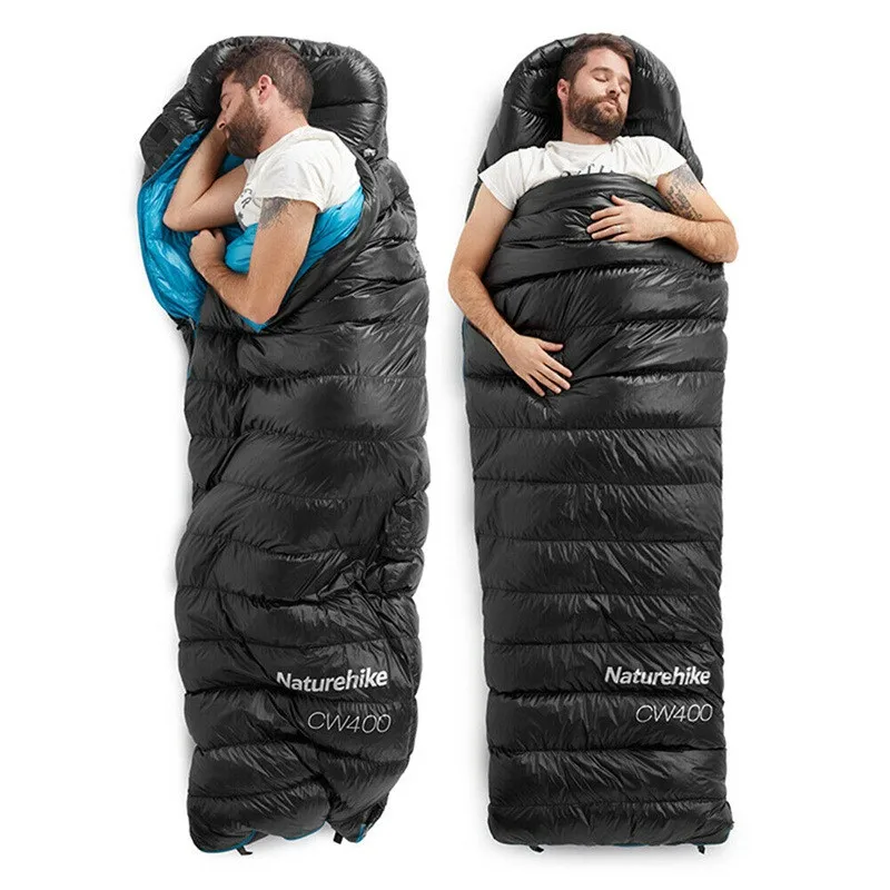 

Naturehike 550/750FP Sleeping Bag CW400 Envelope Type White Goose Down Sleeping Bag Winter Warm Sleeping Bags Portable Camping