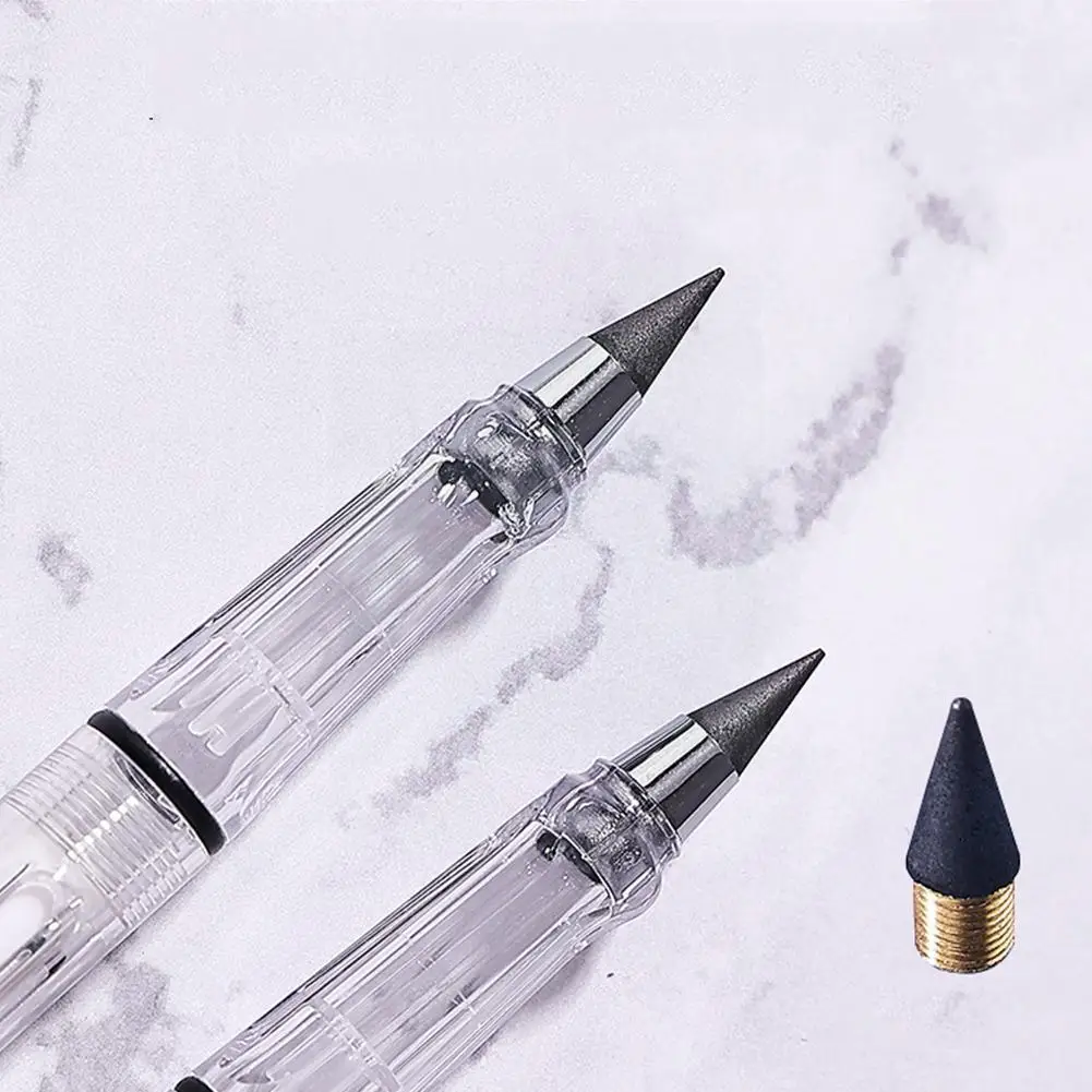 

1pc Wear-resistant Erasable Unlimited Writing Pencil School Pencil Eternal Supplies Tools Painting Ink Transparent No Stati M1d7