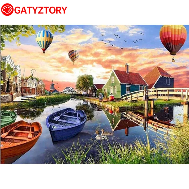 

Картина по номерам в рамке GATYZTORY 60x75 см