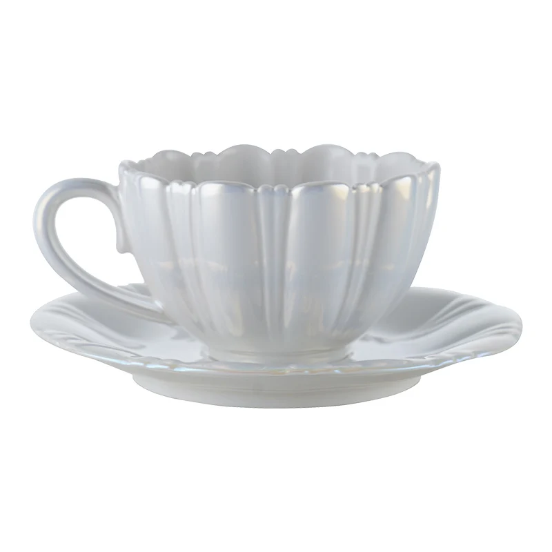 

Фарфоровая кофейная чашка и блюдце в комплекте, керамические кофейные чашки, домашнее украшение, обеденный стол, кухонная посуда, таверна, к...