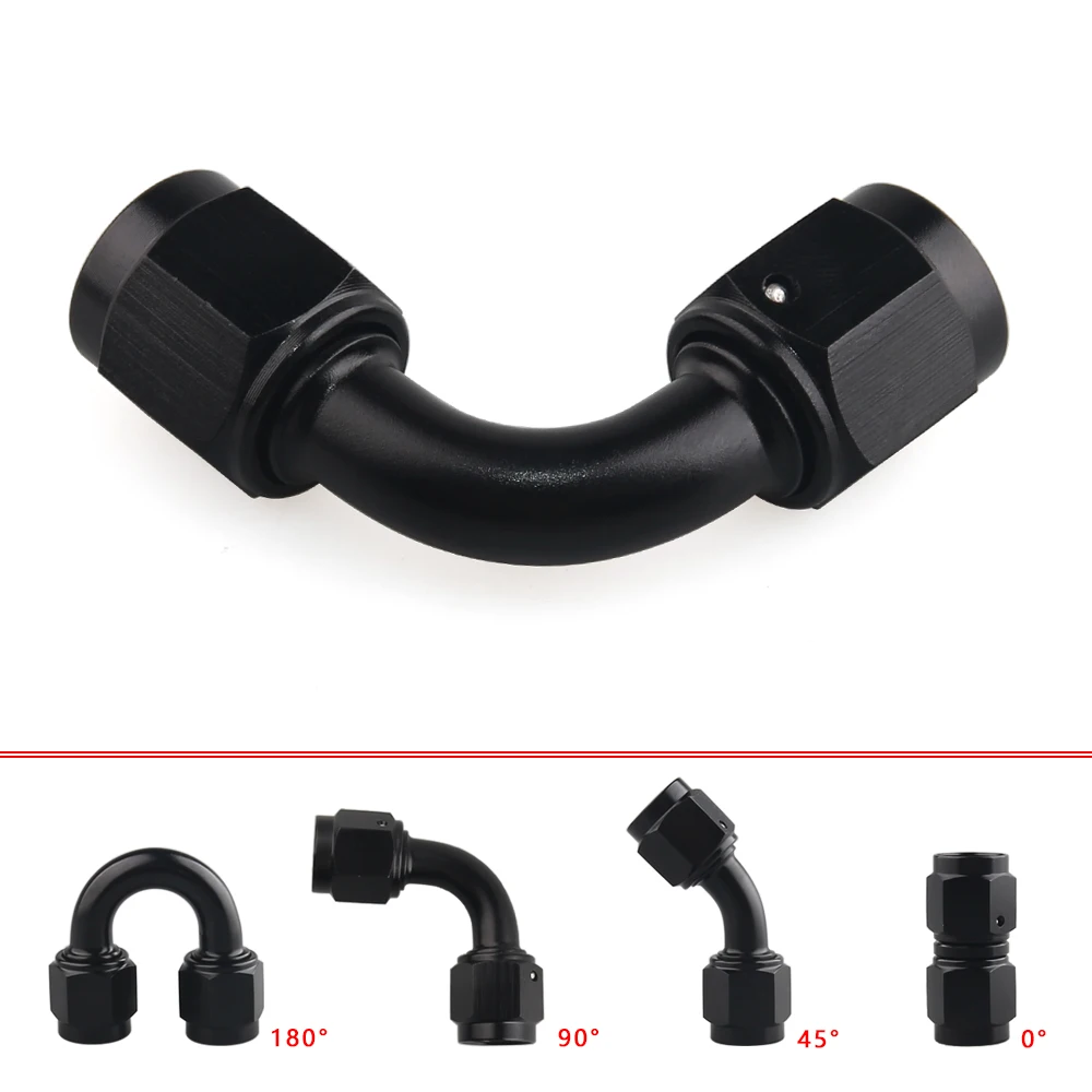 Универсальный женский гидравлический шланг AN6 колено фитинг масляного радиатора