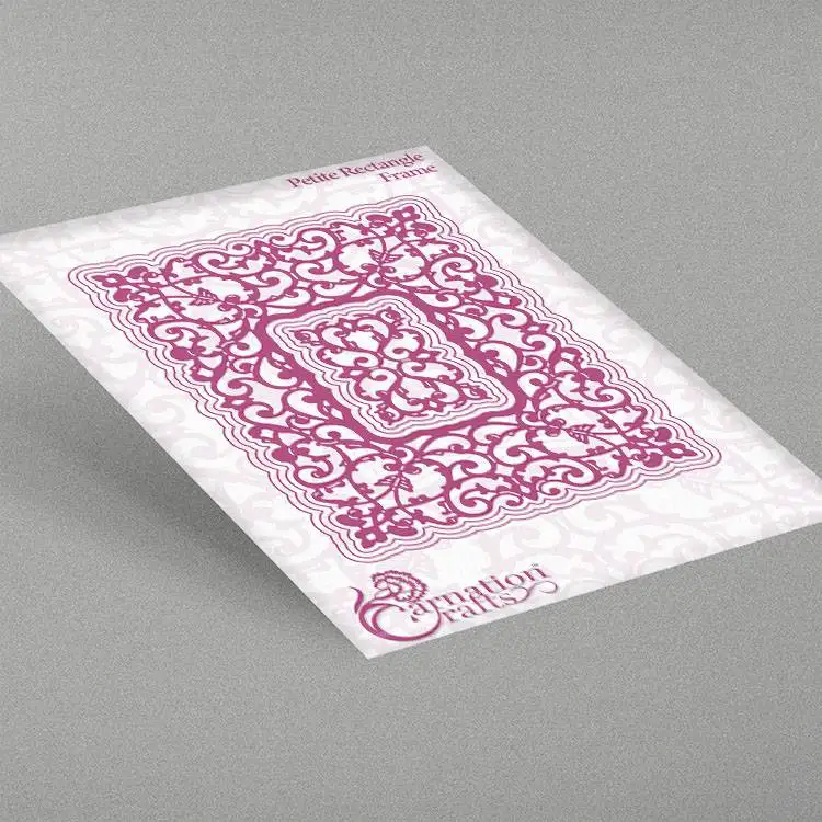 

Инновационная Изысканная прямоугольная металлическая высекальная технология шаблон для изготовления карт ручной DIY 2022 Новинка