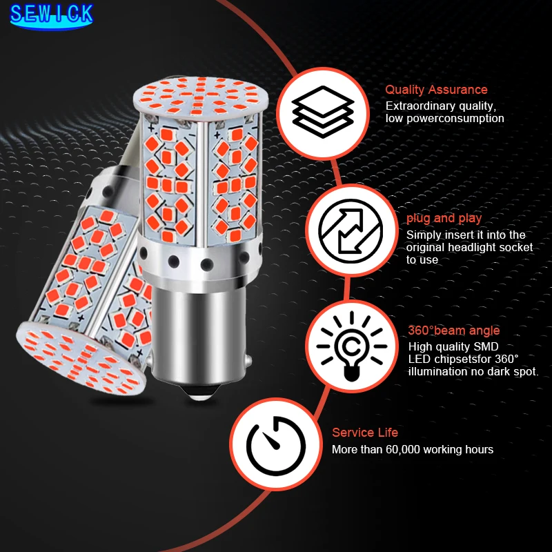 Лампы стоп-сигналов для Toyota Hilux Vigo Pickup N1 N2 N3 Mk7 Mk8 MR2 MK3 ZZW3 Yaris/Vitz P1 P15 Tacoma 2 шт.