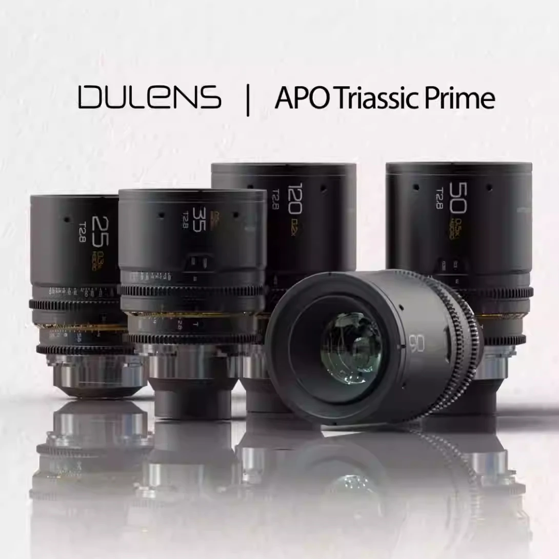 Dulens APO Triassic Prime 25/35/50/90/120 мм полнокадровый Cine-объектив Апохроматический для камеры