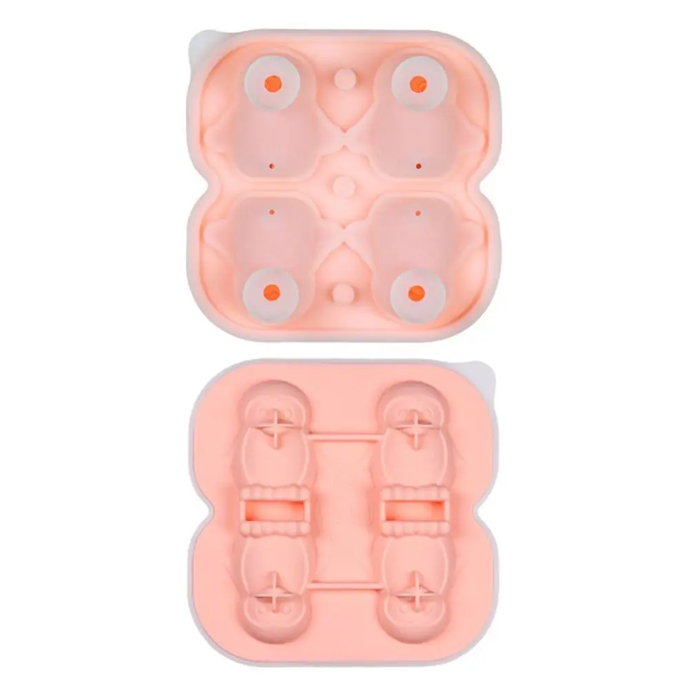 

2 pcs Tray Astronaut 4 Ice Balls Funnel-type Lid Cocktails for Chilling Drinks