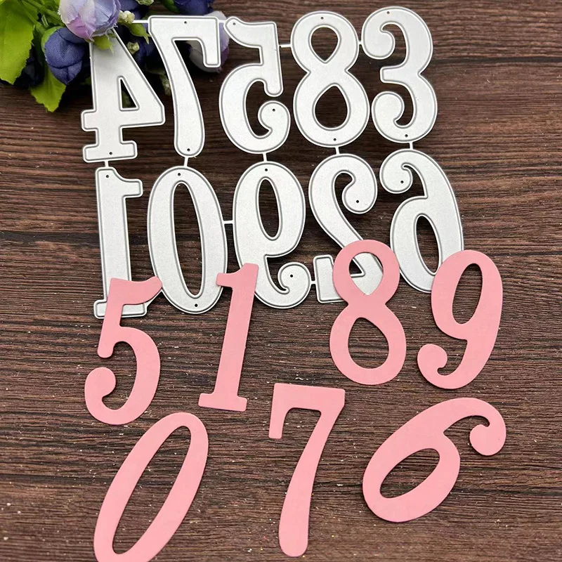 Большой цифровой набор AOKEDIY металлические штампы трафареты для сделай сам шаблон