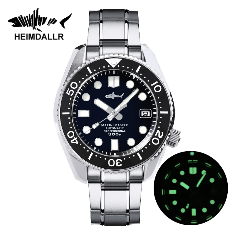 

Heimdallr Watch For Men MM300 Sumo SBDX 300M Waterproof Sapphire Crystal Glass C3 Luminous Green Dial NH35 Automatic Movement