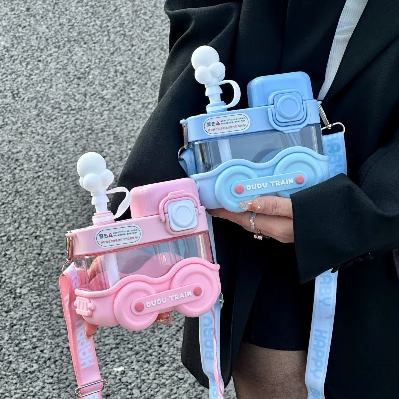 

Sanrio My Melody Pachacco Car Water Cup Straw Bottle New Cute Creativity 530ml High Capacity Birthday Present for Children's Day
