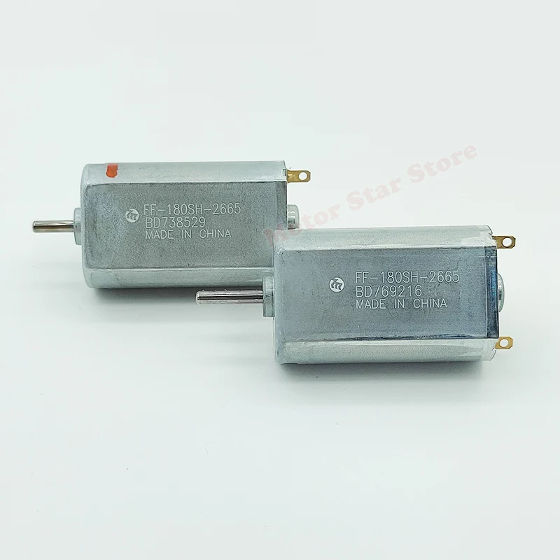 

1PCS Mabuchi FF-180SH-2665 Mini 180 Motor DC 2.4V 3V 3.7V 4.2V 11500RPM Presious Metal Brush Motor DIY Electric Shaver Razor Toy