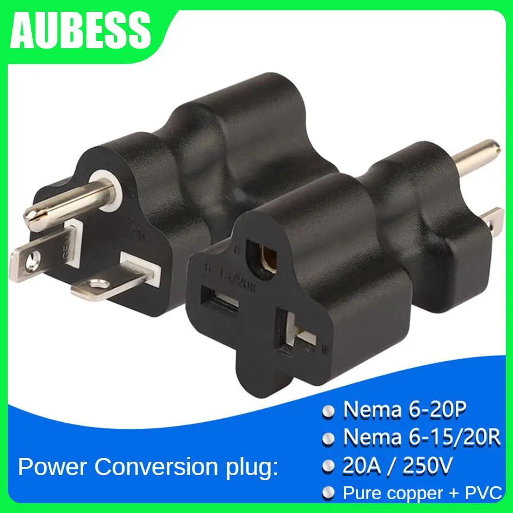 

Black Conversion Plug Preservative Plug Adapter 20a Shell Super Scratch Resistant American Standard Conversion Plug 1 Pack Plug