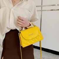 new trendy fashion bag womens bag 2021 trendy shoulder bag western style ins chain handbag small square bag