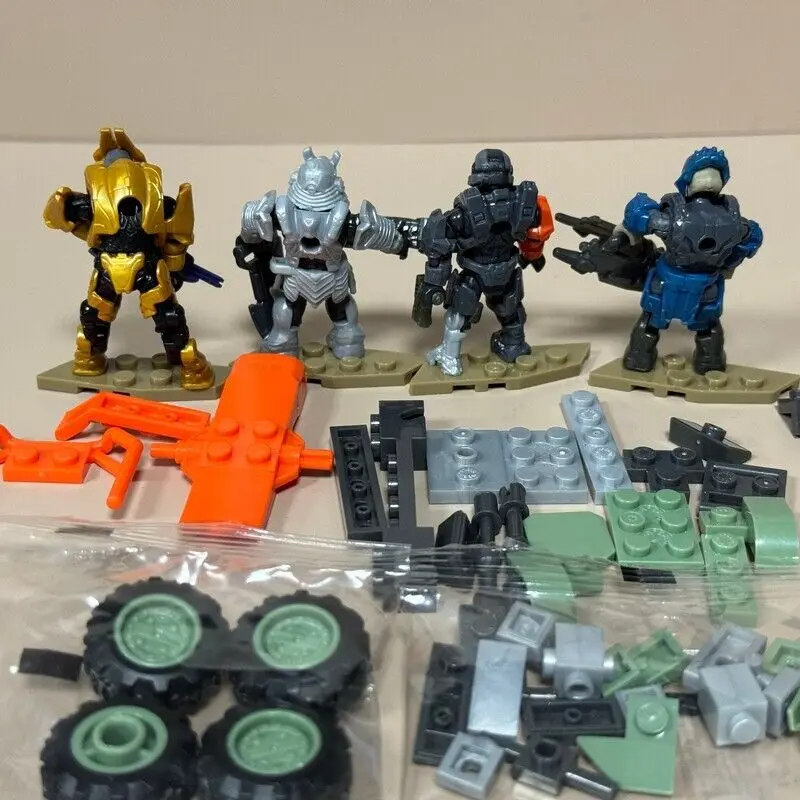 Экшн-фигурки Mega Bloks svux UNSC Спартанские Анубис Yoro Elite Ultra Brute Warrior Mongoose Outriders с