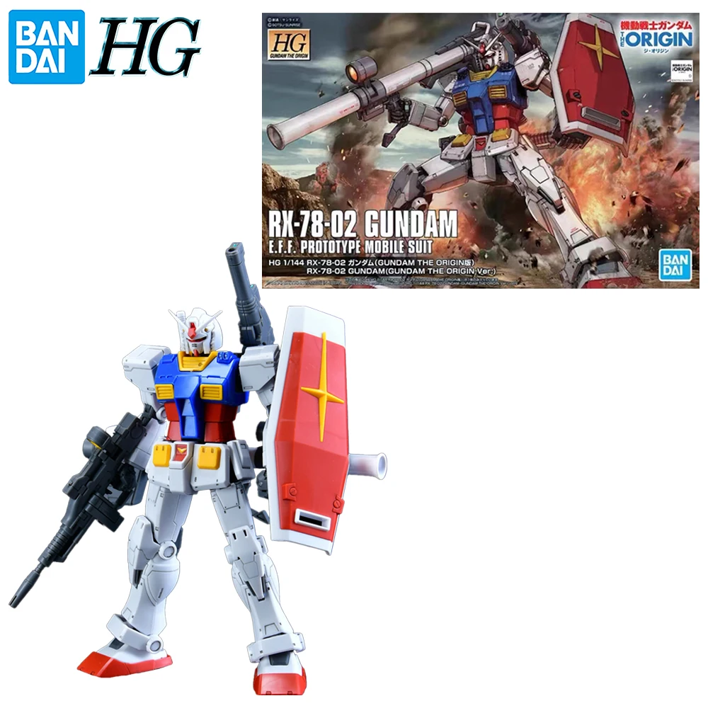 Женская оригинальная Bandai HG Gundam экшн-фигурка масштаба 1/144 сборная аниме модель