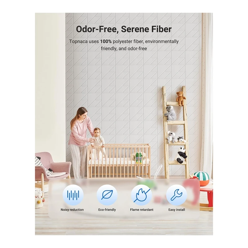 Акустические панели из пеноматериала 12 шт./упаковка 12x12x0 4 дюйма самоклеящиеся