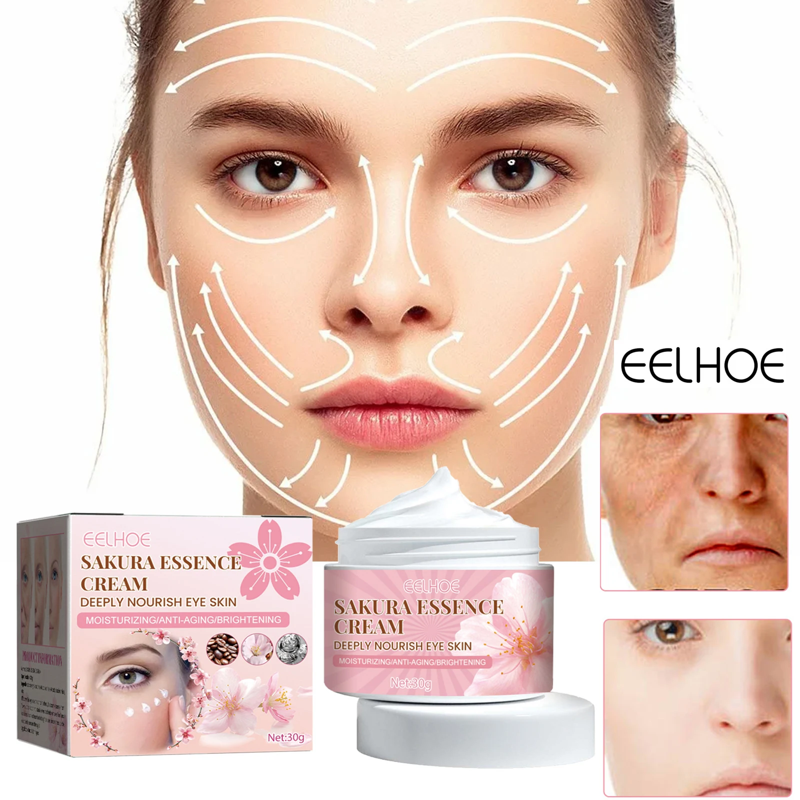 

5 Seconds Retinol Anti-Wrinkle Cream Lifting Firming Anti-Aging Fade Fine Lines Face Whitening Moisturizing Skin Care Products