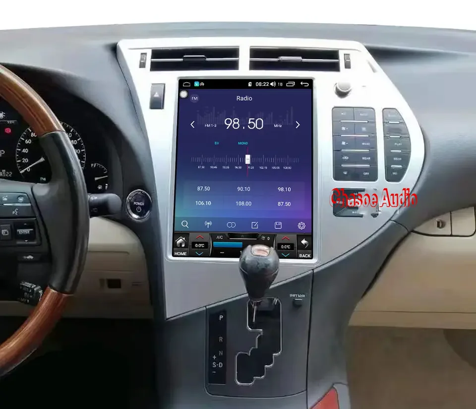 Фото 12,1-дюймовый автомобильный DVD-плеер на Android 12 для Lexus RX RX200t RX300 RX350 RX450h 2009-2017: автомагнитола, мультимедийный видеоплеер, навигация GPS №5