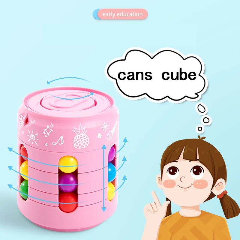 

Can Cube Toys Magic Colorful Beans Finger Spinning Relieves Stress Decompression Tool for Children & Adults Funny AntiStress New