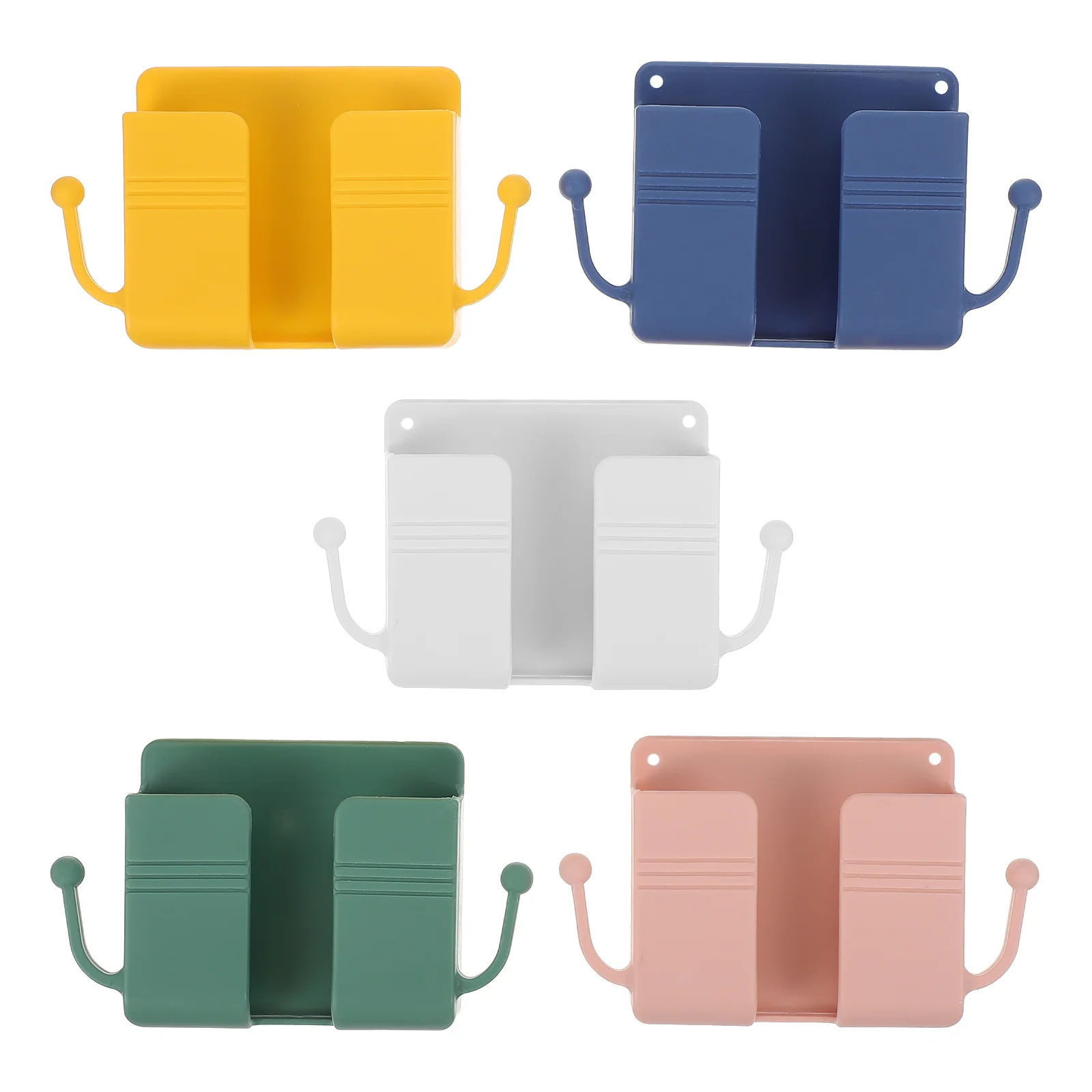 

5Pcs Small Items Container Versatile Storage Box Storage Rack Television Controller Box for Dormitory Office