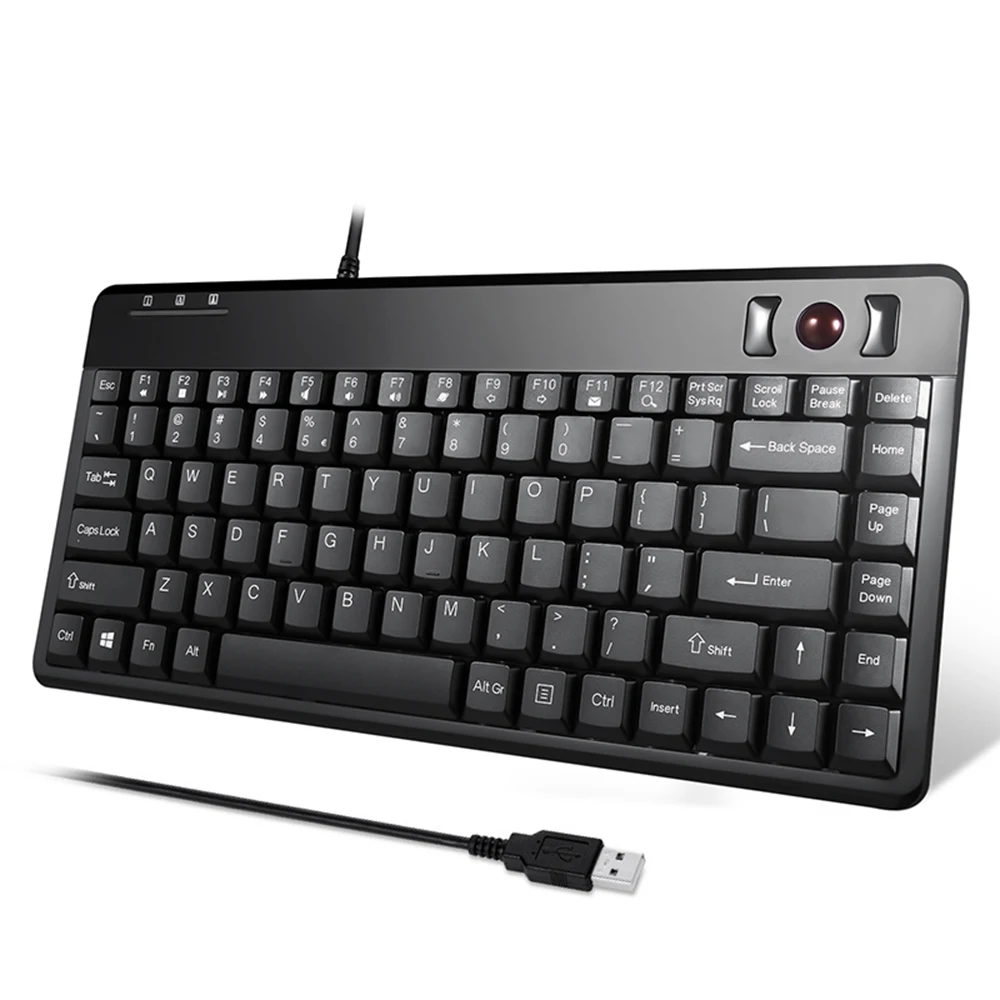 Оригинал для Perixx PERIBOARD-505H USB проводной мини-телефон с 2 USB2.0 HUB промышленная