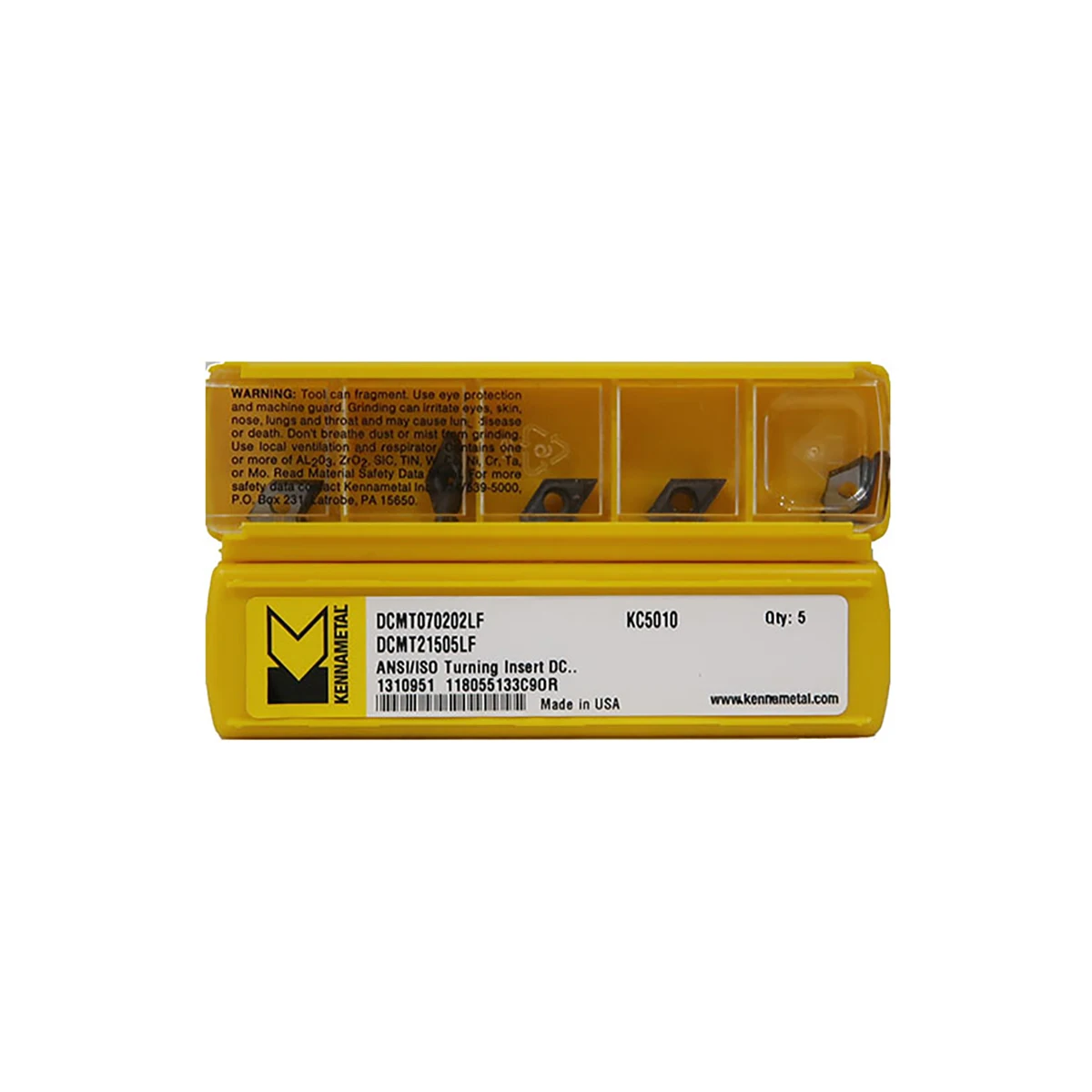

Kennametal 100% Original DCGT DCGT070201 DCMT DCMT070202LF DCMT11T304F DCMT070204LF DCMT11T312MF KC5010 Carbide Turning Inserts