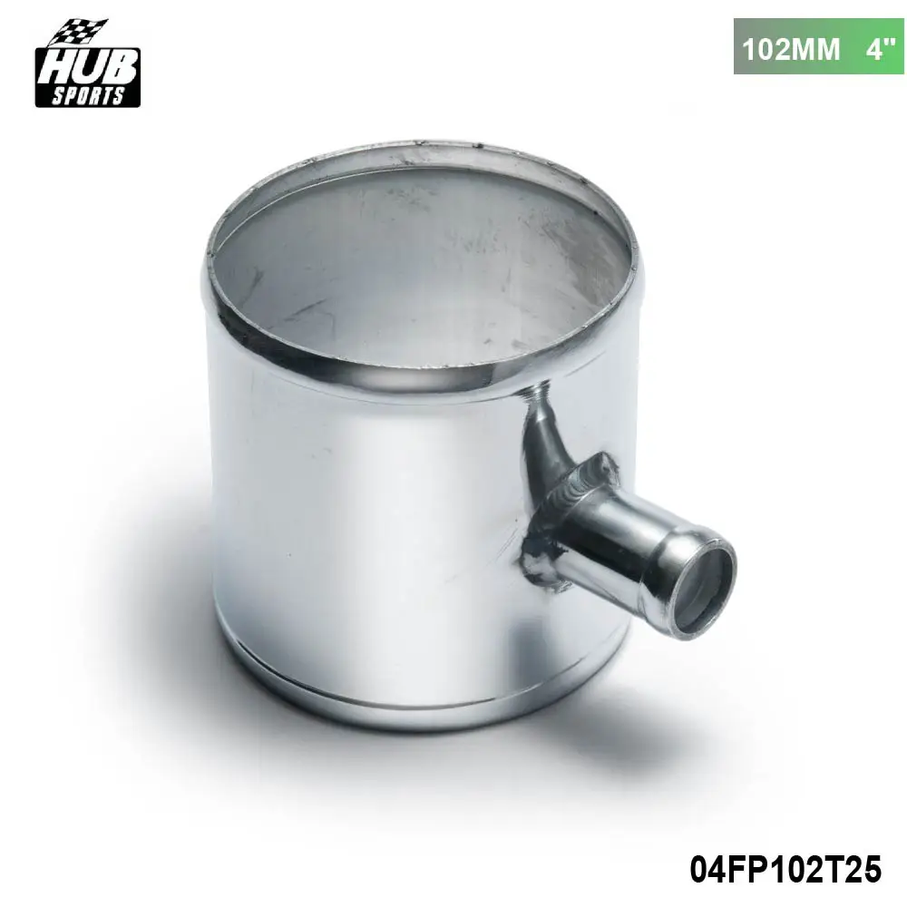 

102mm 4" T-Piece Aluminum Intake Cooling Systems and Turbo intercooler T-Pipe piping for 25mm OD BOV For Toyota HU-04FP102T25