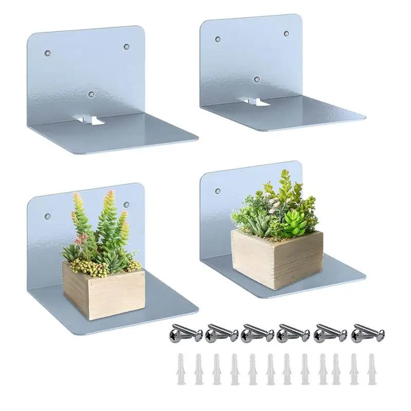 

Floating Book Shelves For Wall Metal Iron Floating Shelves With Mounting Hardware Decorative Picture Shelf For Living Room