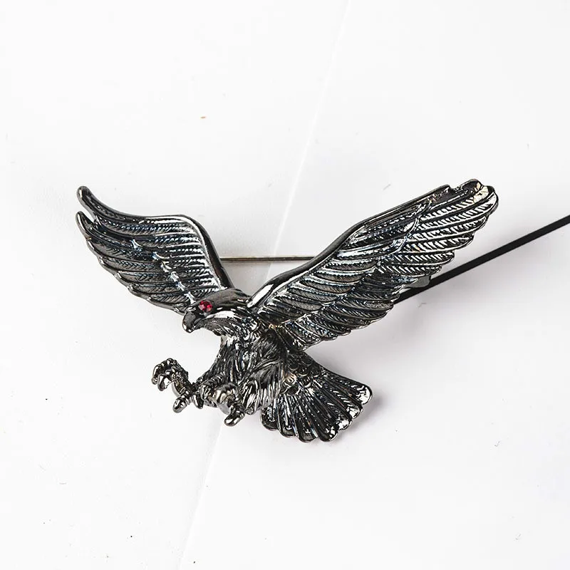 Новые винтажные броши в виде орла животных металлический значок птиц булавки на