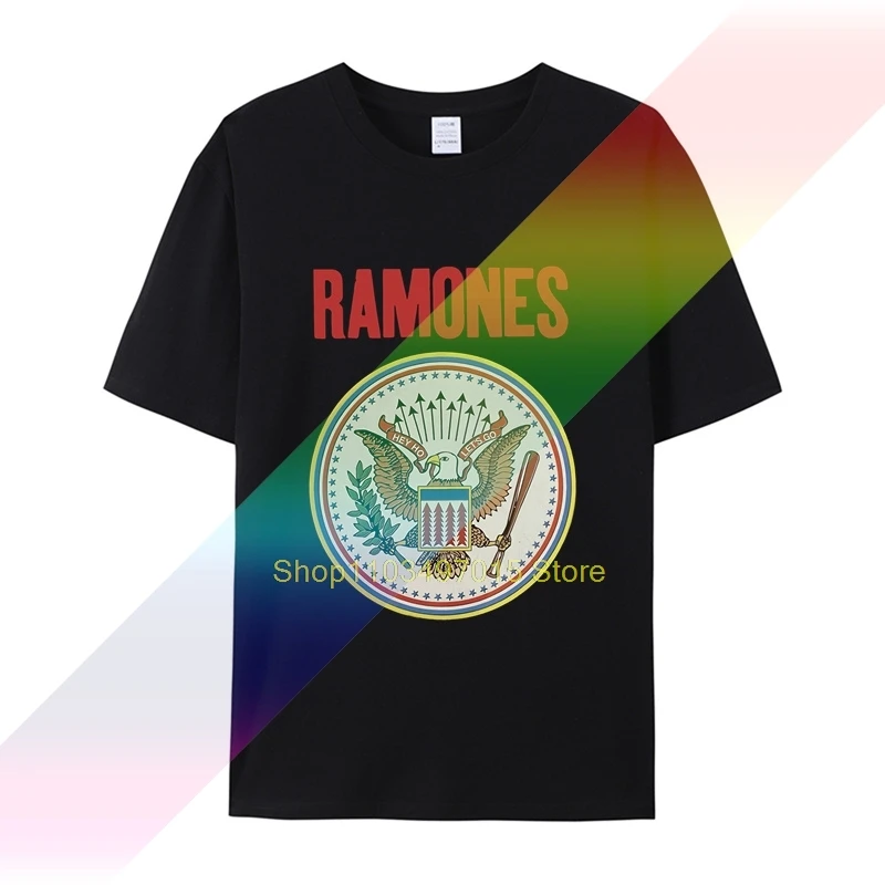man's t-shirt Ramone - Full Colour Seal Men's T-Shirt Black (X-Large) woman's shirt
